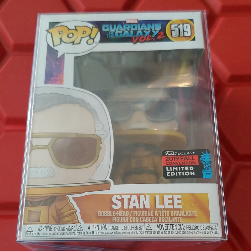 Gaurdians Of The Galaxy Vol.2 Stan Lee #519 Funko Pop Limited Edition